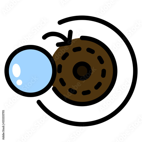 cornea line icon