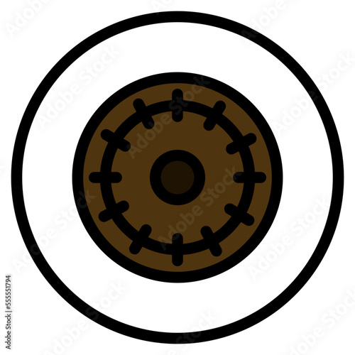cornea line icon
