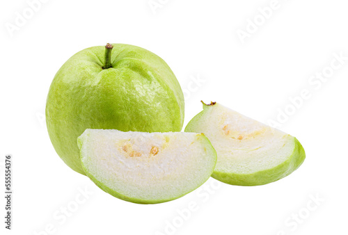Guava fruit isolated on transparent png photo