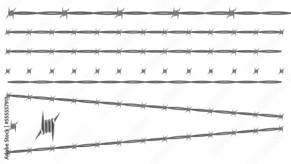 Silhouetted barbed wire, barb wire fence with clipping path, barb wires fence isolated on White Transparent PNG background 01 Silhouetted barbed wire, barb wire fence with clipping path, barb wires fence isolated on White Transparent PNG background 01