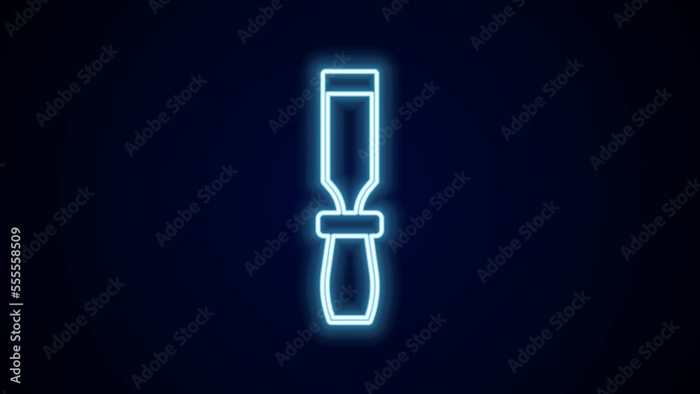 Glowing neon line Rasp metal file icon isolated on black background. Rasp for working with wood and metal. Tool for workbench, workshop. 4K Video motion graphic animation Glowing neon line Rasp metal file icon isolated on black background. Rasp for working with wood and metal. Tool for workbench, workshop. 4K Video motion graphic animation