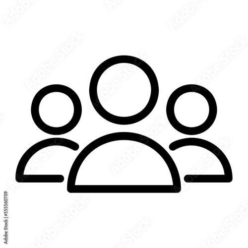 group outline icon
