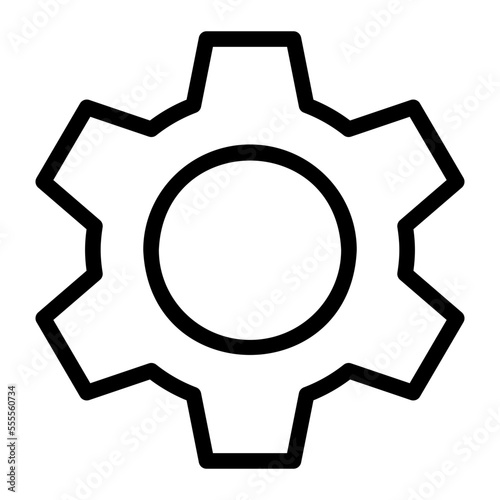 settings line icon