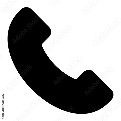 telephone glyph icon