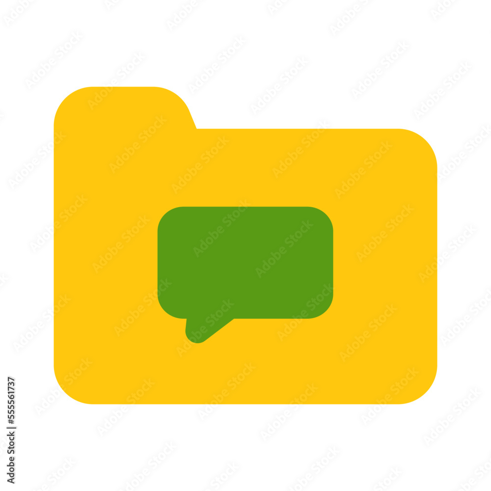 Fototapeta premium Folder Icon Flat Style