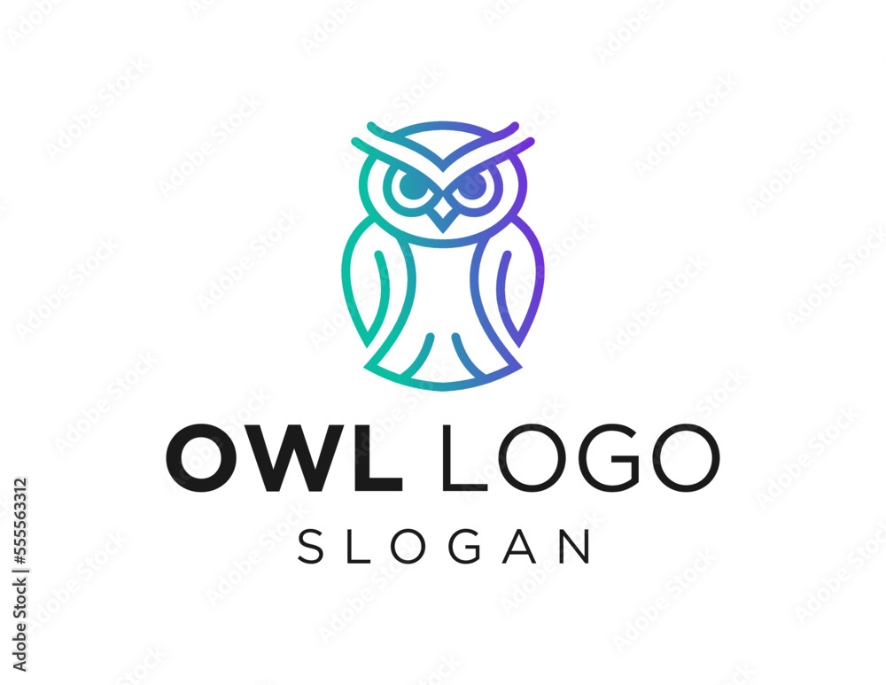 Fototapeta premium Logo design about Owl on a white background. made using the CorelDraw application.