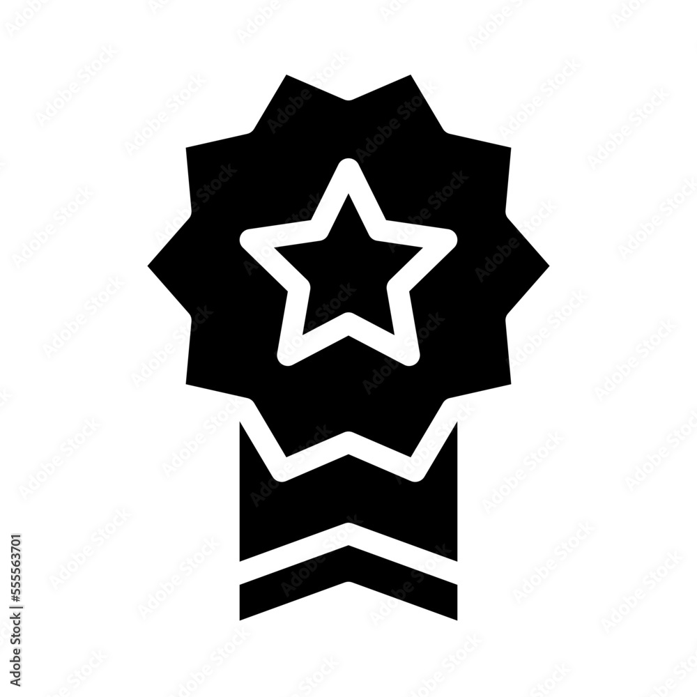 Medal Icon Glyph Style