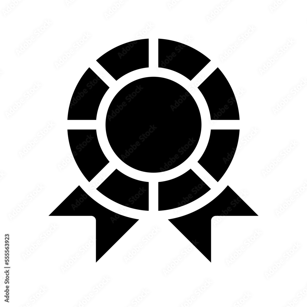 Medal Icon Glyph Style Medal Icon Glyph Style