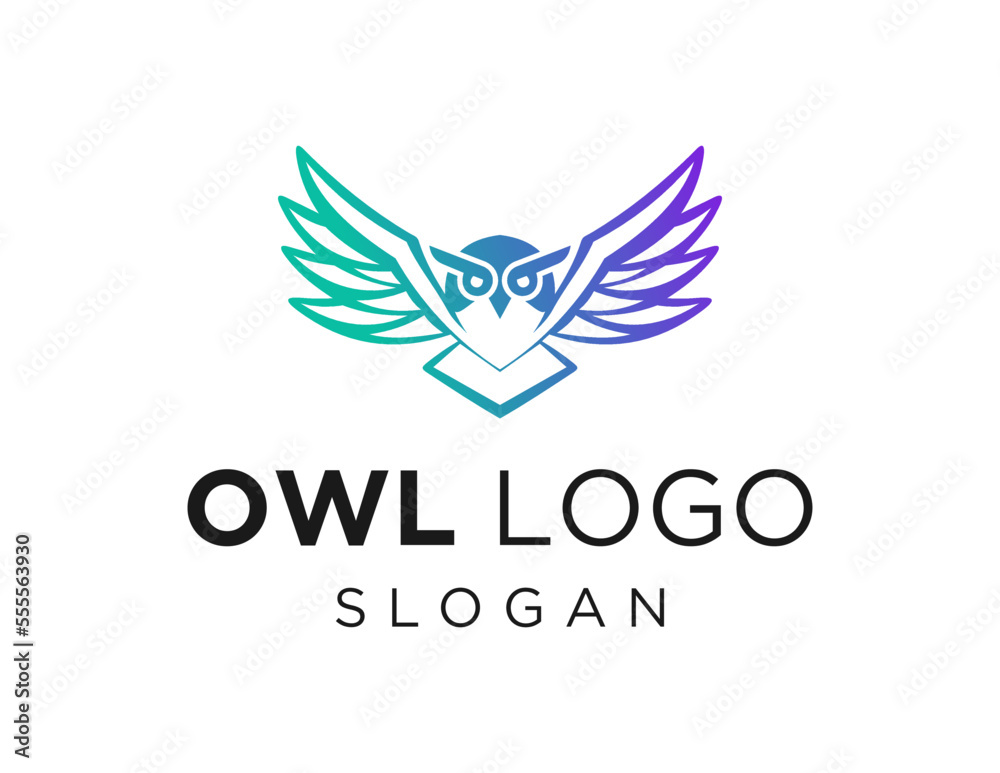 Logo design about Owl on a white background. made using the CorelDraw application.