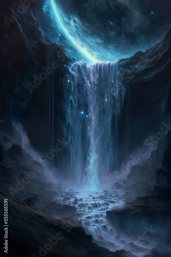 celestial waterfall.