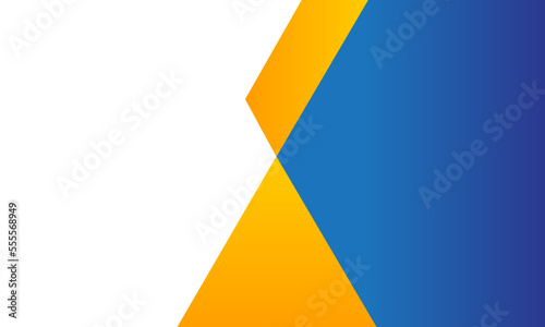 Free Download Modern geometric blue orange shape background for business presentation - GFXLoad