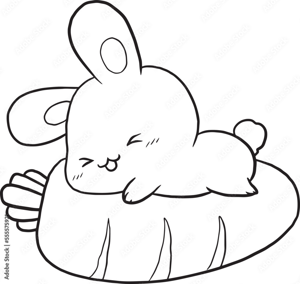 Animal cartoon doodle kawaii anime coloring page cute illustration clipart character manga