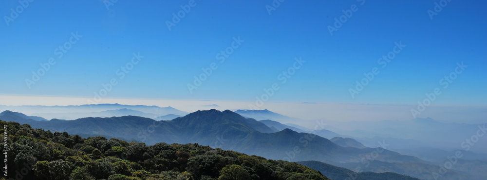 Panorama of the mountains