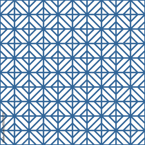 Vector seamless with geometric Asian pattern 