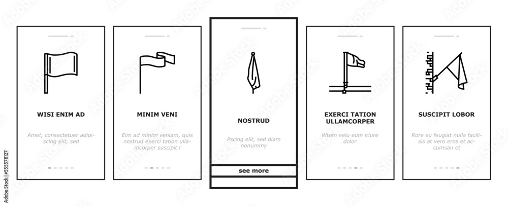 flag start web pennant map onboarding mobile vector. banner symbol, location pole, shape mark, finish event, red flagpole, waving pin flag start web pennant map Illustration flag start web pennant map onboarding mobile vector. banner symbol, location pole, shape mark, finish event, red flagpole, waving pin flag start web pennant map Illustration