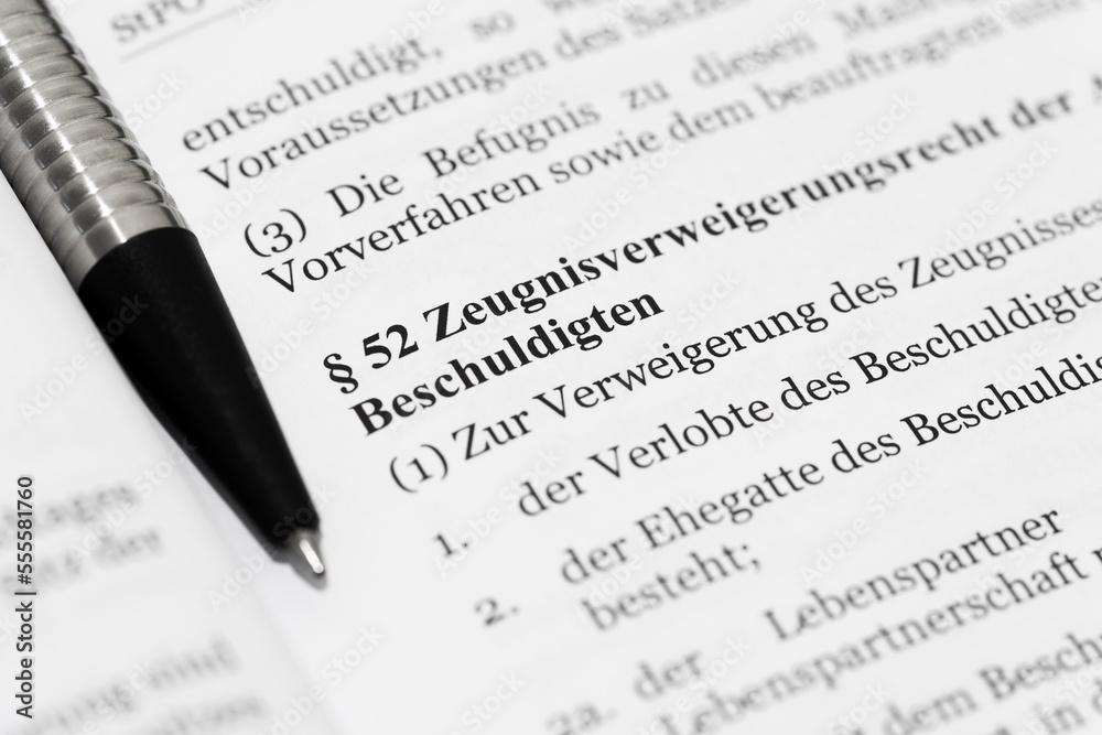 Zeugnisverweigerungsrecht Zeugnisverweigerungsrecht