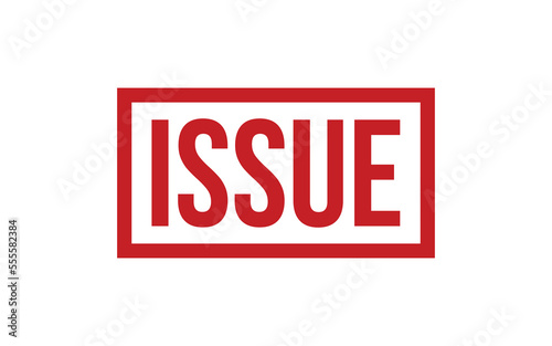 Issue Rubber Stamp Seal Vector