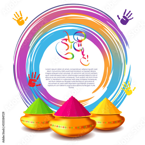 vector illustration for Indian festival Holika Dahan