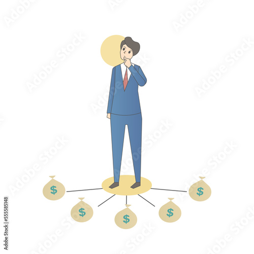 Investing The Importance Diversification,diversify your portfolio,technique reduces risk by allocating,invest in different assets to reduce portfolio volatility,rebalancing investment return,vector.