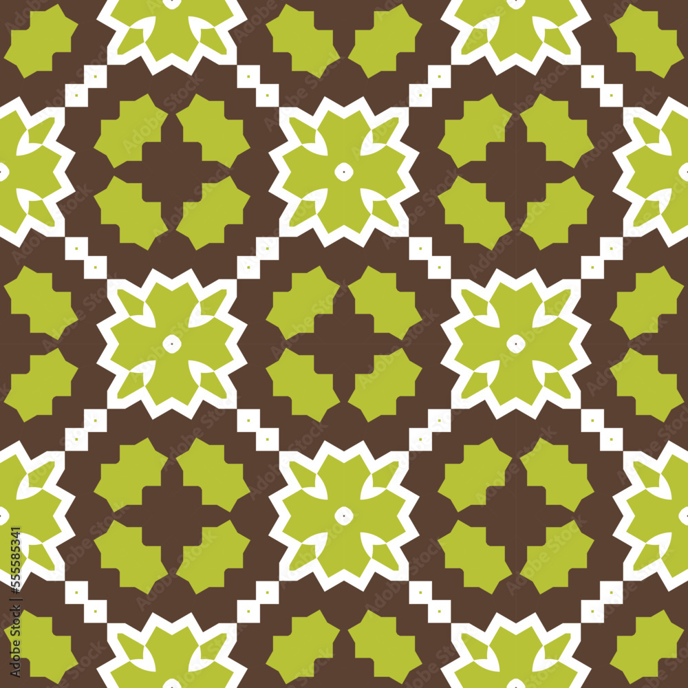 Abstract geometric pattern. A seamless background, vintage texture.