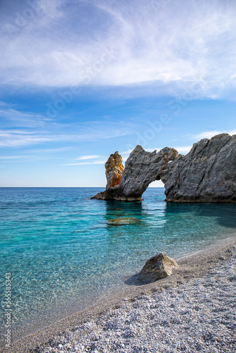 Lalaria beach on Skiathos island, Greece	