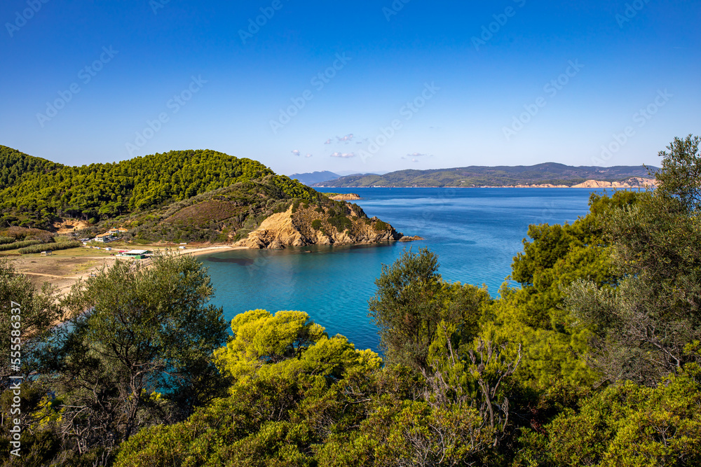 Beautiful sites of Skiathos island, Greece	