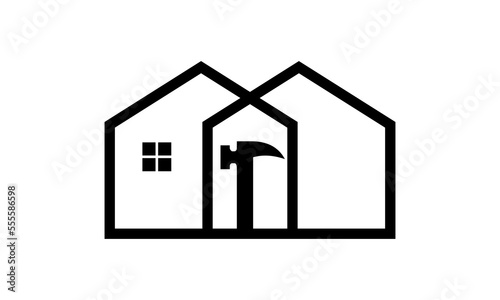 home repair building logo