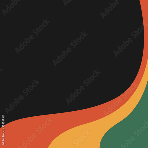 black history month empty background copy space area