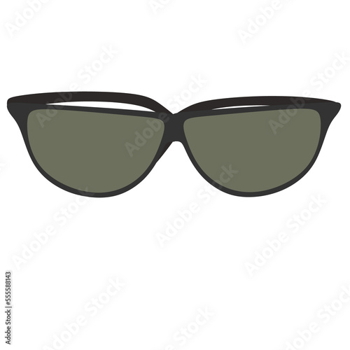 Black sunglasses for screen sun