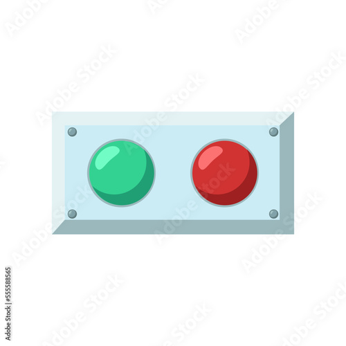 Flashing red and green lights top view vector illustration. Element of mechanical equipment, red and green lights isolated on white background. Machinery, technology, industry concept Free Download Flashing red and green lights top view vector illustration. Element of mechanical equipment, red and green lights isolated on white background. Machinery, technology, industry concept - GFXLoad