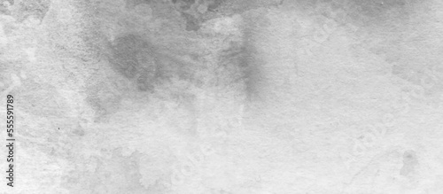  concrete wall white color for the background. Cement wall modern style background and texture. Paint leaks and Ombre effects. Silver ink and watercolor textures marble.