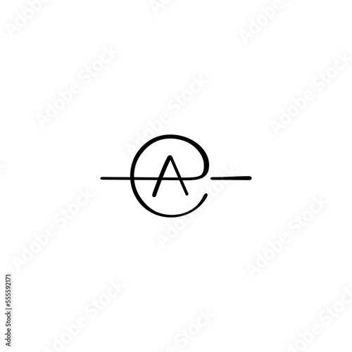 ampere Line Style Icon Design