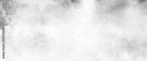 Monochrome black and white ink effect water color illustration, abstract grunge grey shades watercolor background, Old cement wall painted white texture. Panorama of vintage Background and texture. © Grave passenger