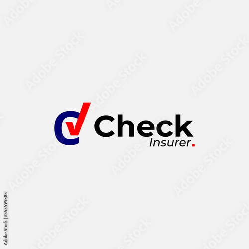 abstract check insurer protect shield your life logo business vector design template with simple, modern and elegant styles isolated on white background. life support insurance logo business design