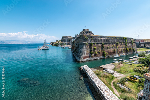 Old fortress of Corfu, Greece.