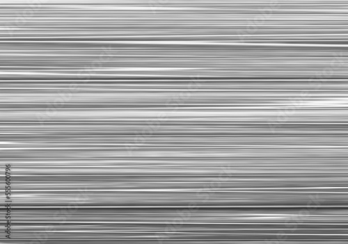 Monochrome horizontal stripes gradient design art for backgrounds. Blurred Motion. Vector Illustration.