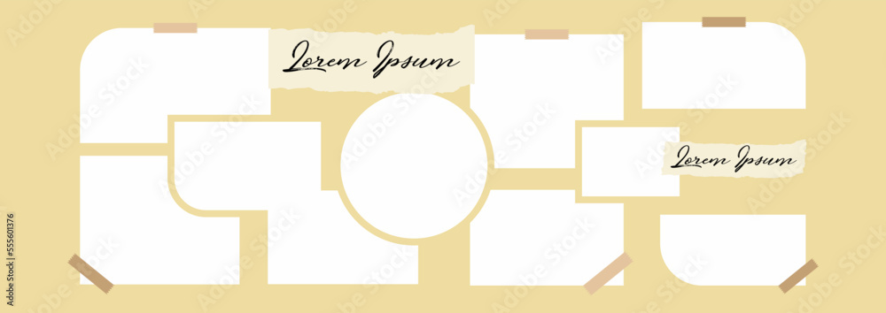 Pictures or photos frame collage. comics page grid layout abstract photo frames and digital photo wall template Pictures or photos frame collage. comics page grid layout abstract photo frames and digital photo wall template
