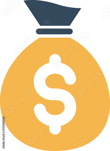 Dollar Sack Vector Icon
