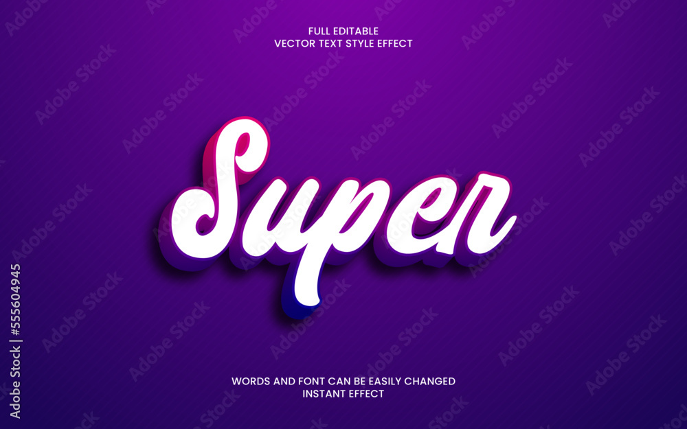 Super Text Effect Super Text Effect