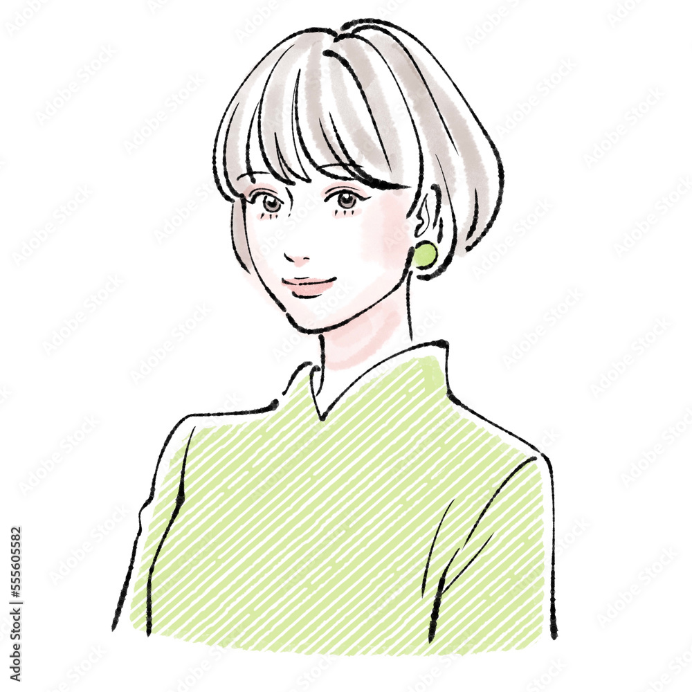 女性のイラスト素材 女性のイラスト素材