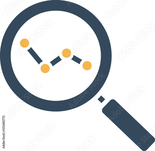 Search Analytics Vector Icon 