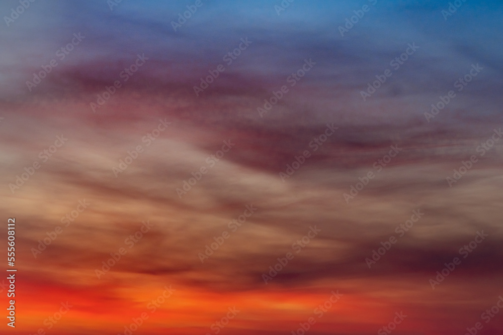 Sunset and wonderful sky colors	