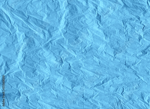 blue plastic sheet material surface