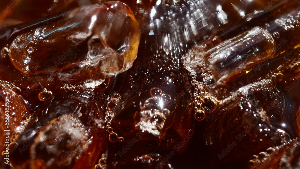 Background image of iced tea in the ice. Background image of iced tea in the ice.