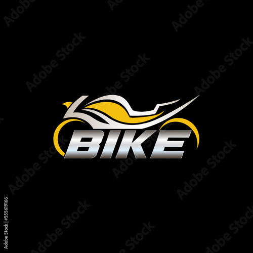 Motorcycle logo template vector illustration