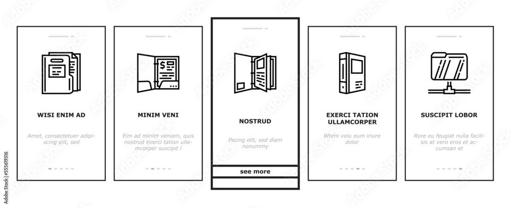 folder paper business file empty onboarding mobile vector. blank open, office template, document information, presentation page, archive cover folder paper business file empty illustrations folder paper business file empty onboarding mobile vector. blank open, office template, document information, presentation page, archive cover folder paper business file empty illustrations