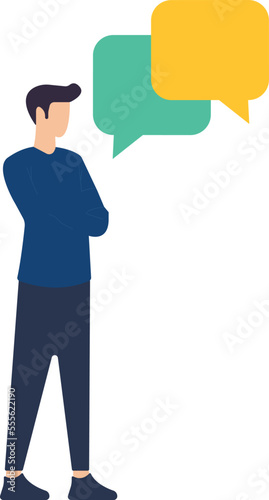 Man having conversation, Happy people talking, gossiping and speaking. Set of friends meeting and having conversation
