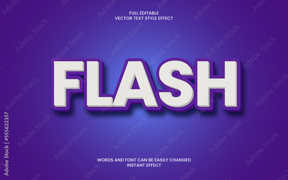 Flash Text Effect