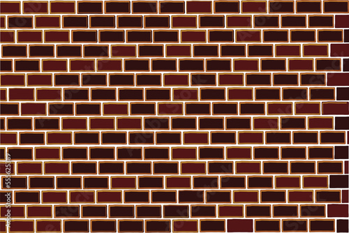 Brick wall seamless texture background Pro Vector illustration 