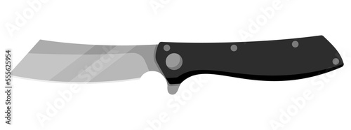 Jackknife. Cute jackknife isolated on white background. Vector illustration